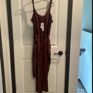 Sanctuary Jumpsuit with tie belt size large